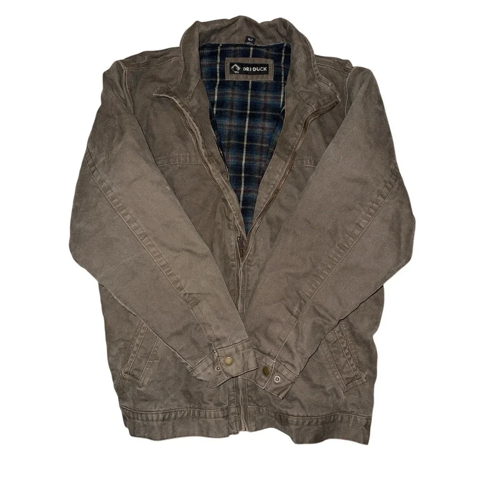 DRI DUCK Maverick‎ Boulder Cloth Jacket with Blanket Lining Work Chore Sz XLT
